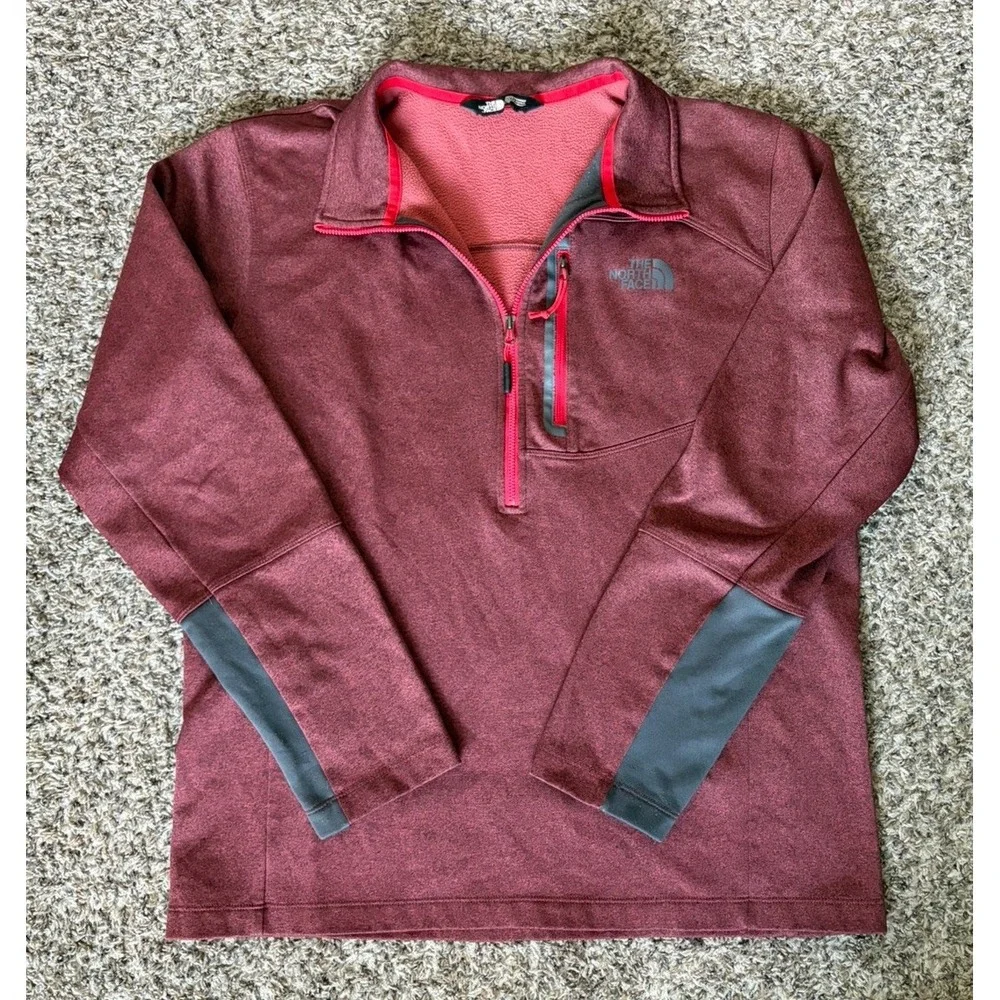 The North Face Canyonlands Outdoor Hiking Jacket Size Large Men's Burgundy T164